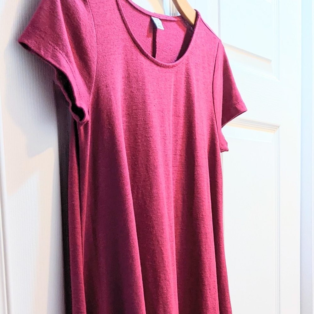 Pink, Bohemian Romance, Linen Blend Fall Dress. M.